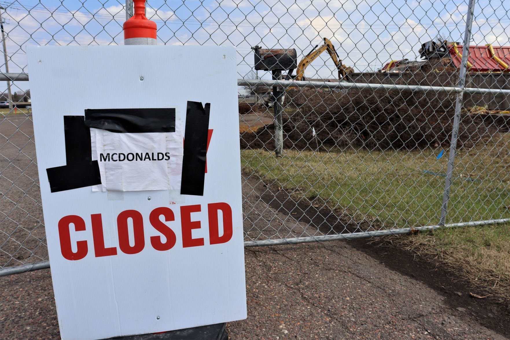 Chippewa Falls McDonald's Demolition